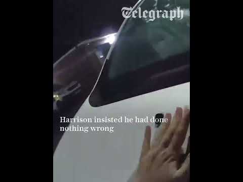 Handcuffed man escapes police and scales wall barefoot