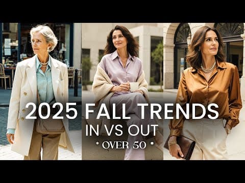 What’s IN & OUT for Fall 2025! 25 Styling Secrets You Can’t Ignore for Women Over 50!