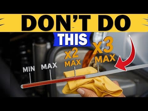 Never Do This After an Oil Change! KILLS Your Engine Fast