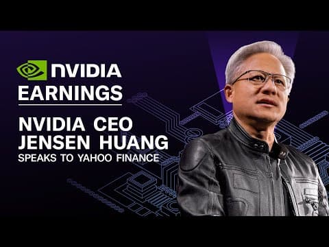 Nvidia CEO Jensen Huang talks earnings, China, Trump, and gaming