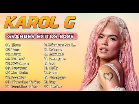 1 Hour of Karol G's Best Hits