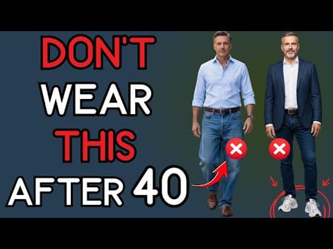 7 Easy Style Upgrades for Men 40+ (Look Sharper This Week) | 40+ Men's Fashion