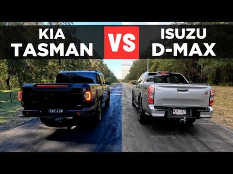 Drag Race: 2026 Kia Tasman vs Isuzu D-Max – 0-100 & comparison