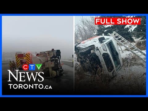 Over 150 collisions reported as snow blankets the GTA | CTV News Toronto at Six for Dec 10, 2025