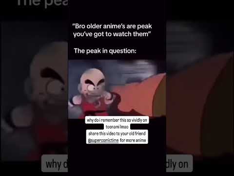 oLdEr AnImE iS pEaK #anime #dbz #shorts