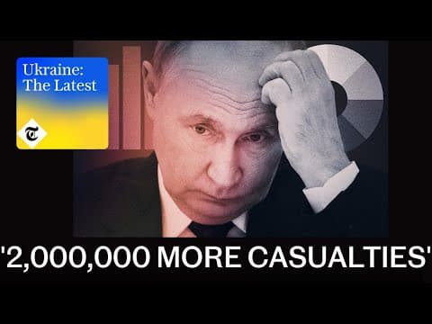 The numbers that show Russia is years from victory | Ukraine: The Latest