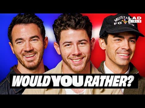 Jonas Brothers Pick To Have Their DMs Exposed or Camera Roll Leaked | Would You Rather?