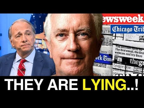 Ray Dalio and Mainstream are telling a lie: Top Economist warns