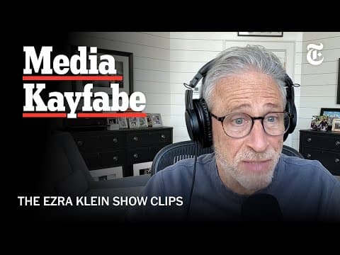 Jon Stewart Rewatches Himself on ‘Crossfire’ | The Ezra Klein Show