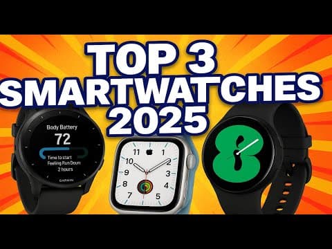 TOP 3: SMARTWATCHES | APPLE WATCH SE, GARMIN VIVOACTIVE 5, SAMSUNG GALAXY WATCH 6