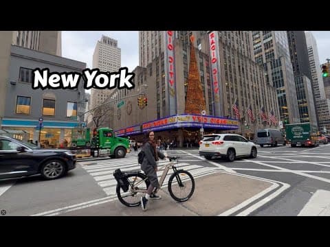 Bike Ride Through New York City - Fiido Nomads Touring E-bike
