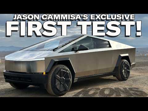 Exclusive 2024 Tesla Cybertruck Full Review & Drag Race w R1T & Hummer — Jason Cammisa on the ICONS