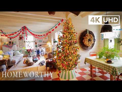CHRISTMAS HOUSE TOUR | A Collected, Cozy Cottage Filled With Nostalgic Holiday Charm | 4K