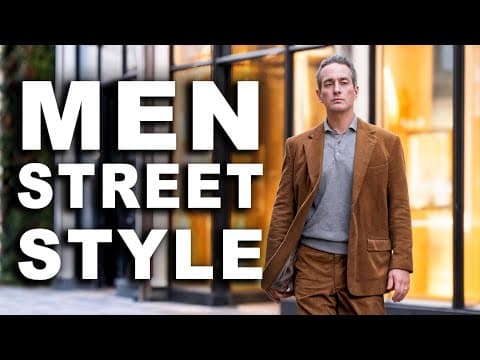 Men's Street Style - Winter Fashion 2025