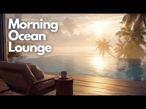 Ambient Relax Music to Begin Your Day | Morning Ocean Lounge