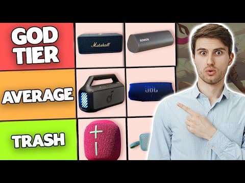 BEST Bluetooth Speakers Tier List 2025 (FROM GOD TIER TO TRASH TIER)
