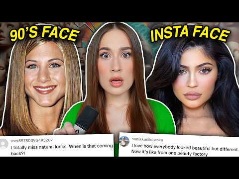 THE 90s FACE vs. INSTAGRAM FACE...