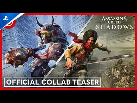 Assassin’s Creed Shadows - Attack on Titan Collab Teaser Trailer | PS5 Games