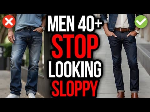 Still WEARING These? 10 Style MISTAKES Men OVER 40 Must AVOID!