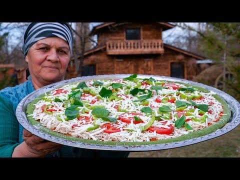 Green Pizza A Tasty Twist on Tradition!🌶