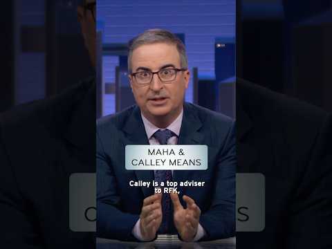 MAHA & Calley Means #lastweektonight