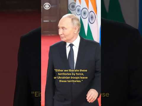 Putin says Russia will take Ukraine’s eastern Donbas region as peace talks stall #shorts