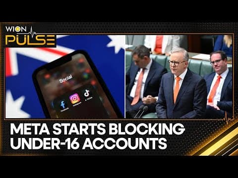 Meta Starts Blocking Teens in Australia Under Social Media Ban | WION Pulse