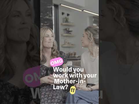 Working with your mother in law! See how these two make it work #familyhome #familybusiness