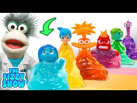 Fizzy The Pet Vet Explores Inside Out 2 Emotions Covered In Slime | The Fizzy Show Videos