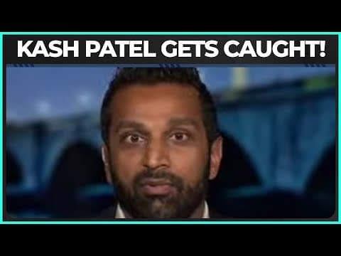 Report: Kash Patel Orders SWAT Team To Drive Girlfriend's Drunk Friend Home