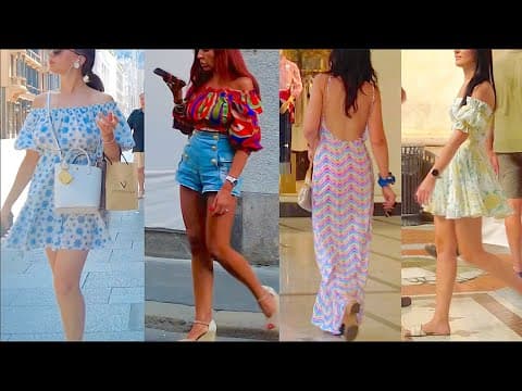 Milan’s at 33°C Hottest Summer Looks 2025! What to Wear in August Heatwave Effortless Summer Dresses