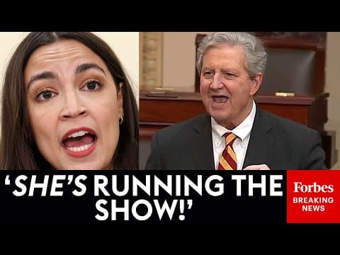 BREAKING NEWS: John Kennedy Points Finger Squarely At AOC As The Government Shutdown Rages On