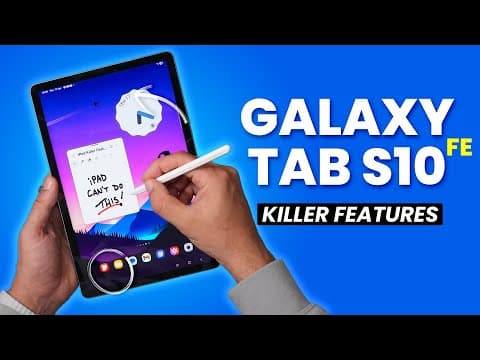 Galaxy Tab S10 FE - 10 Killer Features That Destroy iPad Air