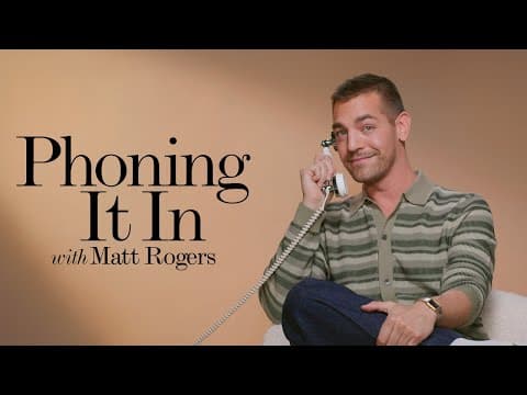 Matt Rogers Prank Calls Bowen Yang, Ben Platt, Jenna Bush Hager, Heather Gay, & More | Phoning It In