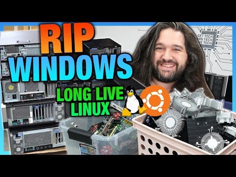 Installing Linux on Hundreds of "Obsolete" Computers | Microsoft Windows 10 Support Ending