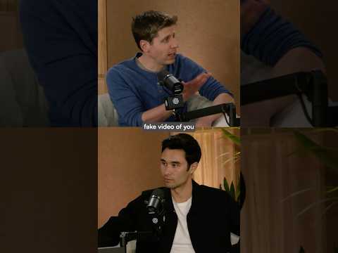 Sam Altman on Sora and the risks of deepfakes and watermark removal 📹👀 #trendingshorts #ai #sora