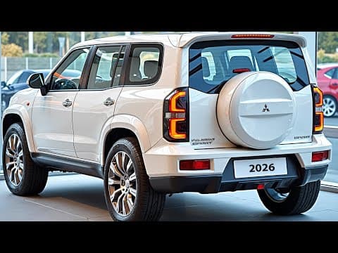 2026 Mitsubishi Pajero Sport - Modern Design Meets Rugged Performance!