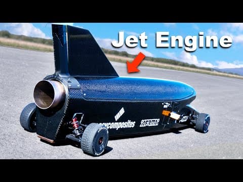 RC Jet Car SPEED RECORD Attempt