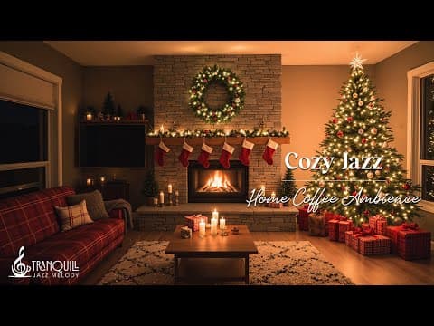 Cozy Home Coffee Ambience & Smooth Winter Jazz Music | Relaxing Piano Jazz Music for Work, Study