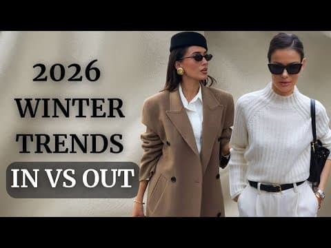 What’s IN & OUT for Winter 2026 | Fashion Trends You Can’t Miss!