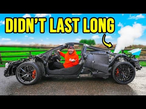 I ATTEMPTED TO DRIVE MY WRECKED MCLAREN 720s