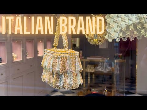 Milan Luxury Window Displays 2025 👜👠 Fashion Boutiques & Designer Stores in Italy