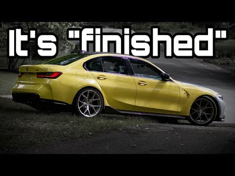 I REBUILT A SALVAGE AUCTION BMW G80 M3 IN MY DRIVEWAY!