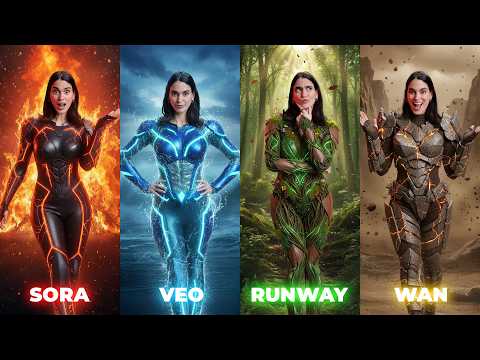 The BEST AI Video Generator? Sora vs Veo vs Runway vs Wan!