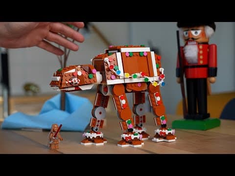 The ICING is strong with this one - LEGO Gingerbread AT-AT