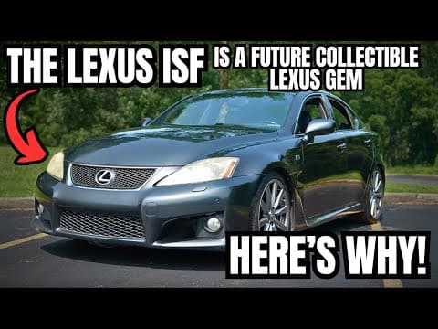 The Lexus ISF is a True Gem and Definitely a Future Collectible Car!