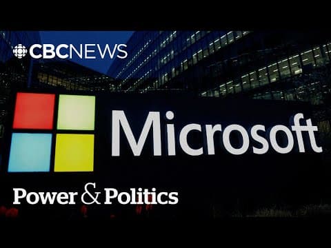 Microsoft pledges $19B AI investment in Canada between 2023 and 2027 | Power & Politics