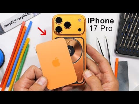 iPhone 17 Pro Teardown -- I AM JEALOUS