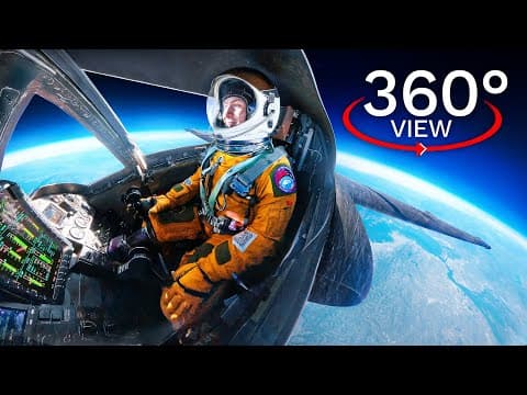 360° U-2 Spy Plane Flight | Full Cockpit Ride to 70,000 Feet