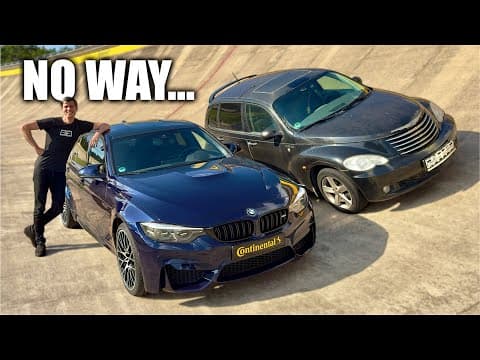 PT Cruiser Humiliates BMW M3 – The Power Of Tires!